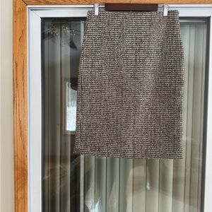 NWOT A.L.C. Cara Houndstooth Wool Pencil Skirt